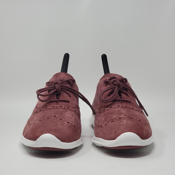 Cole Haan Women’s Size 8 B Zerogrand Suede Wingtip Oxfords Wild Ginger Pre-owned - Picture 7 of 10